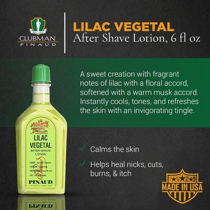 Loțiune Aftershave Clubman Pinaud Lilac Vegetal 177ml