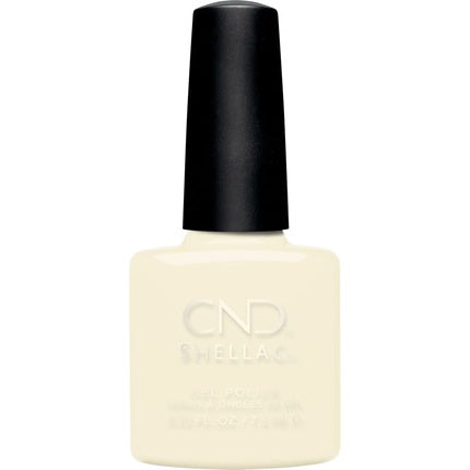 Lac Gel, CND Shellac, White button, Alb