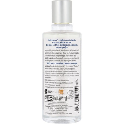 Ulei uscat pentru corp Natessance Coco, 100ml, certificat bio