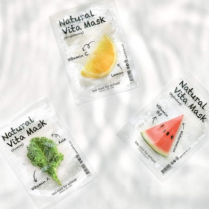 Masca faciala, Too Cool For School, Natural Vita, fermitate, vitamina A