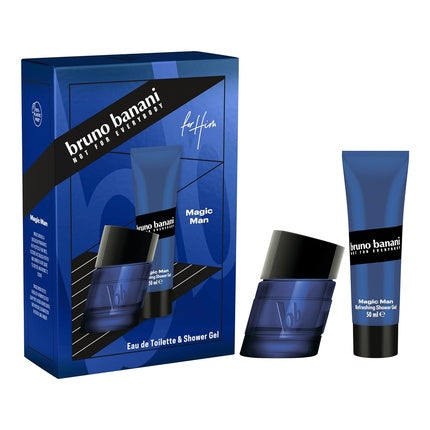 Parfum Bruno Banani Magic Man, Eau de Toilette 30ml, Gel de duș 50ml