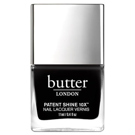 Lac Unghii Butter London Patent Shine 10x, Negru, 15 ml