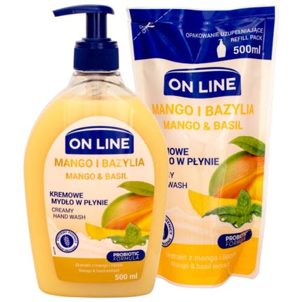 Săpun lichid, Forte-Sweden On Line, mango și busuioc, 1000ml