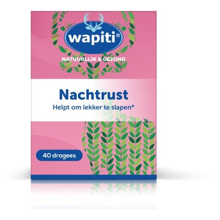 Supliment alimentar Wapiti Night's Rest Forte, 40 comprimate, roz