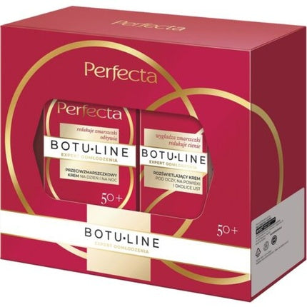 Set Cremă Anti-Îmbătrânire Botu-Line, 50+ (Zi și Noapte), 2x50ml