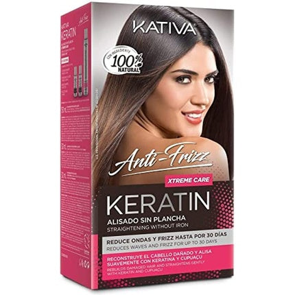 Set Tratament Păr Kativa Keratin Antifrizz Fără Îndreptare, Îngrijire Extremă, 30 zile