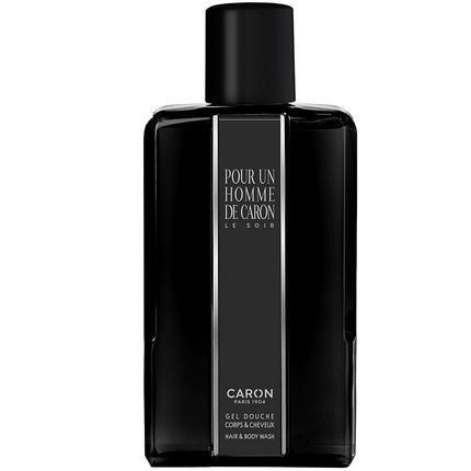 Gel de duș Caron Pour Un Homme Le Soir, 200 ml, Negru