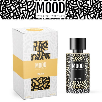 Parfum Mood Bliss negru, design modern, 100ml