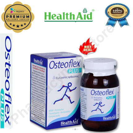 Supliment Articulații, HealthAid, Osteoflex Plus, 60 Tablete