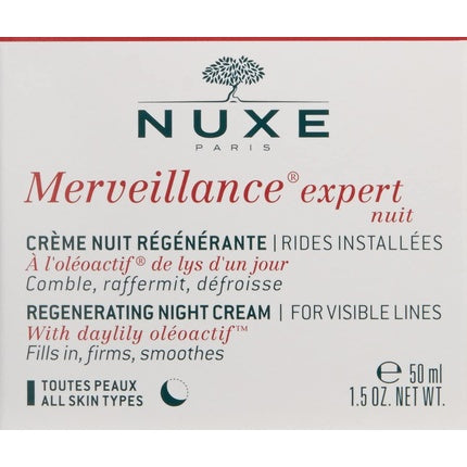 NUXE Merveillance Expert, Cremă de noapte regeneratoare pentru piele maturizată
