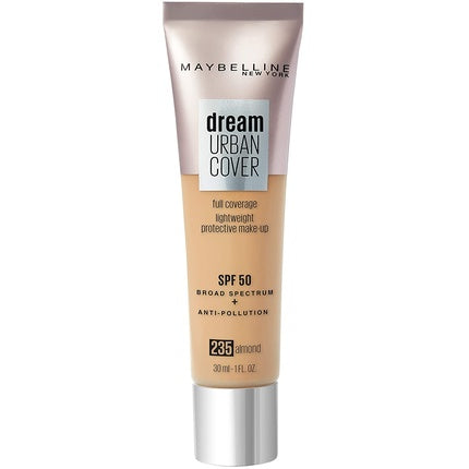 Fond de ten, Maybelline New York, Dream Urban Cover, 235 migdală