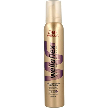 Mousse Wella Wellaflex Fullness for Thin Hair, Ultra Strong Hold, 200ml