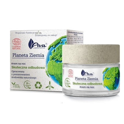 Cremă de noapte regenerantă, Ava Laboratorium, Planet Earth, 50ml, ambalaj eco-friendly