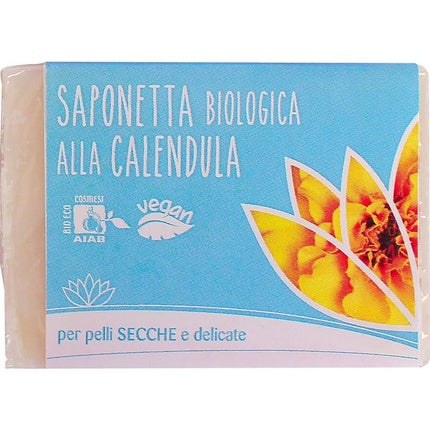 Săpun Bio cu Calendulă Fior Di Loto, 156 g, pentru pielea uscată și delicată
