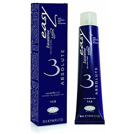 Tubă colorație păr, Lisap Easy Absolute 3 8/00 Blonde Light Profondo, 65ml