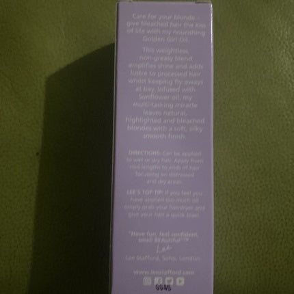 Lee Stafford Bleach Blondes Golden Girl Hair Oil, 50ml