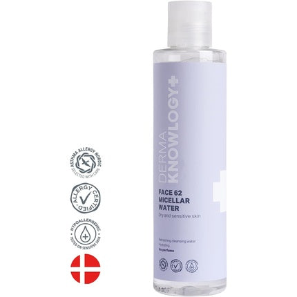 Apă micelară Dermaknowlogy Face 62, pentru piele uscată și sensibilă, 200 ml