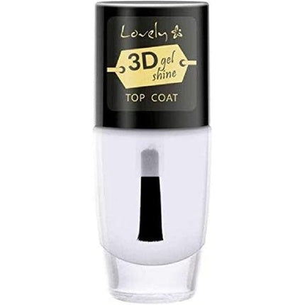 Lac de unghii Lovely Makeup 3D Gel, top coat, strălucire