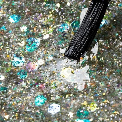 Lac de unghii UV, Neonail, Blue Gold Maxi Confetti, 7.2ml