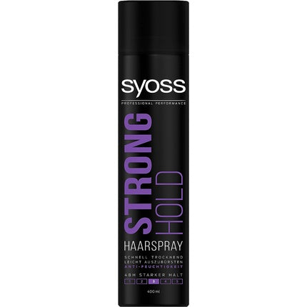 Hairspray Syoss HS Strong Hold 400ml Negru