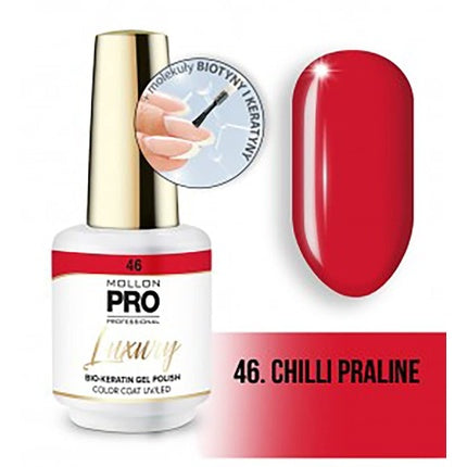 Gel Polish Semi-Permanent N°46 Spicy Praline Mollon Pro - 8ml