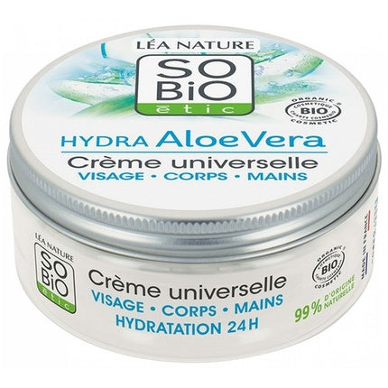 Cremă Hidratantă Universală So Bio Etic Hydra Aloe Vera, 100 g