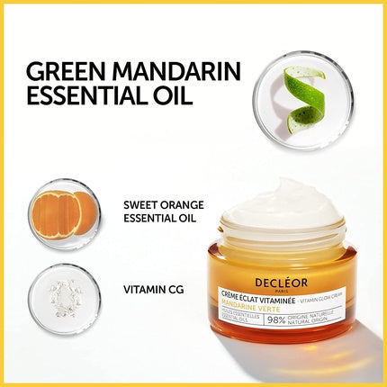 Cremă vitaminizantă, Decléor, mandarină verde, 50ml