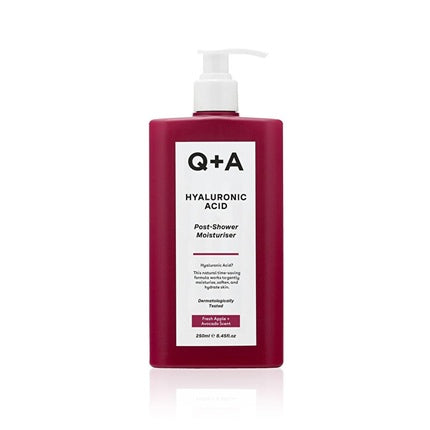 Loțiune Hidratantă pentru Corp Q+A cu Acid Hialuronic, 250 ml, roșu
