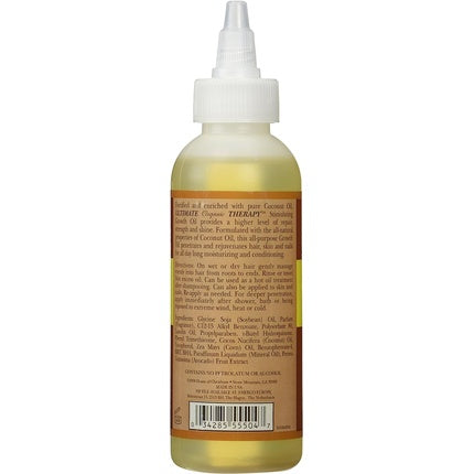 Ulei pentru păr, Ultimate Organic Therapy Coconut Oil Stimulating Growth, 118ml, sticlă cu dozator