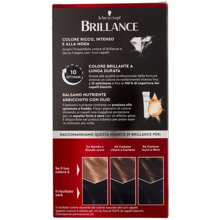 Vopsea păr, Schwarzkopf Brillance, 891 Nero Cobalto