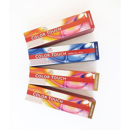 Vopsea de păr, Wella, Color Touch 4/0, roșu vibrant