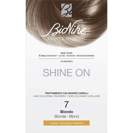 Vopsea de păr, BioNike, Shine On 7, blond
