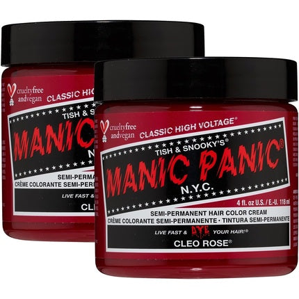 Vopsea de par, Manic Panic, Cleo Rose, 118ml, Vegan, Cruelty Free