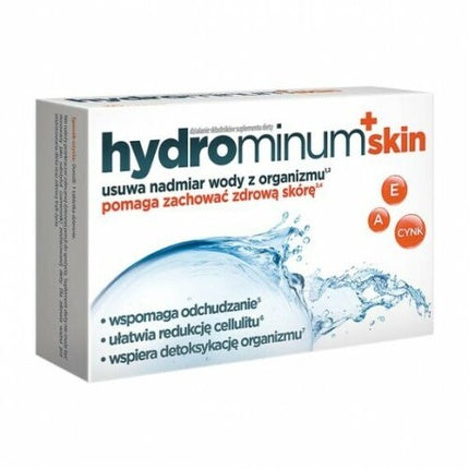 Hydrominum + Skin, Vitamine și suplimente, 30 Tablete, Alb