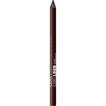 Creion de buze, NYX, Line Loud Lip Pencil, nuanta Bordeaux