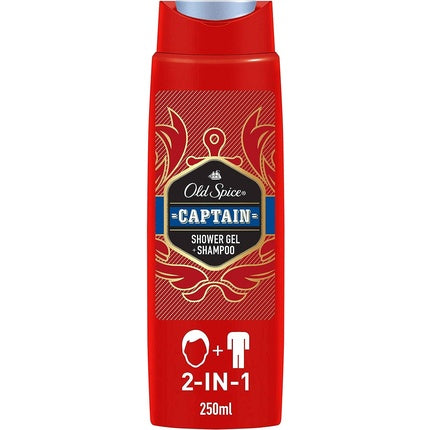 Gel de duș și șampon bărbați, Old Spice Captain, 250ml