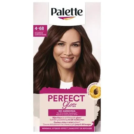 Vopsea de păr Schwarzkopf Palette Perfect Gloss 4-68 Roșu Cărămiziu, 171 g