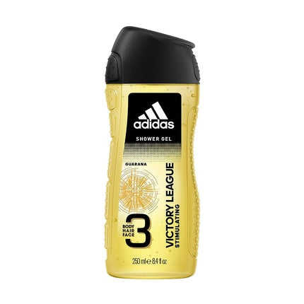 Gel de duș, adidas, Victory League, corp, păr, față, 250ml