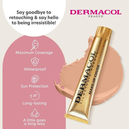 Fond de ten lichid, Dermacol Dc, SPF 30, nuanta 209