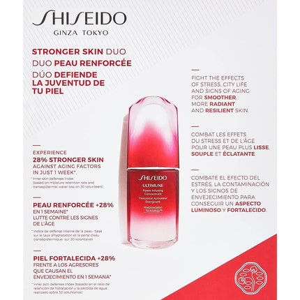 Concentrat infuzor de putere, Shiseido, Ultimune, 50ml, set cadou 2 buc