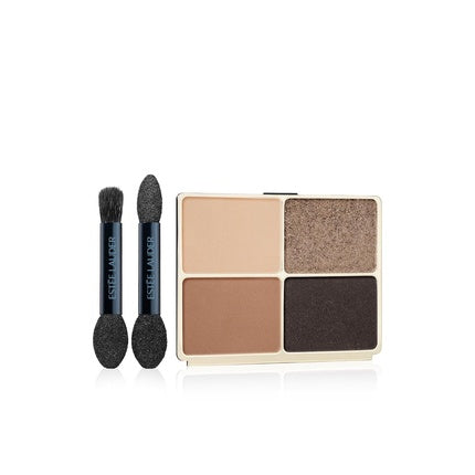 Paletă ochi Estee Lauder Pure Color Envy Luxe Eyeshadow Quad Refill 04 Desert Dunes, culori pământii