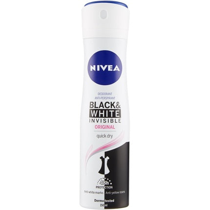 Deodorant spray, Nivea, Invisible For Black & White, 150ml