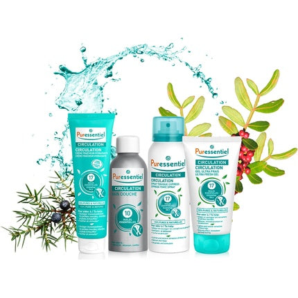 Cremă Hidratantă Puressentiel Circulation, 100ml, albastru-verde