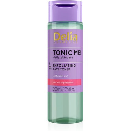 Tonic peeling Delia Cosmetics, 200ml, acizi AHA si BHA