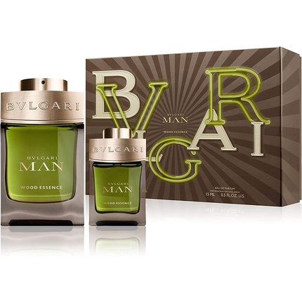 Set Parfum Bvlgari Man Wood Essence, 100ml + 15ml