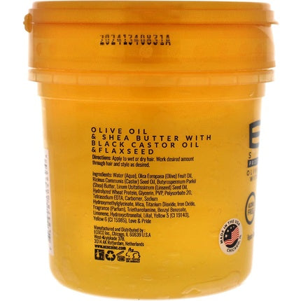 Gel de par, Eco Styler, ulei de ricin si unt de shea, 235ml