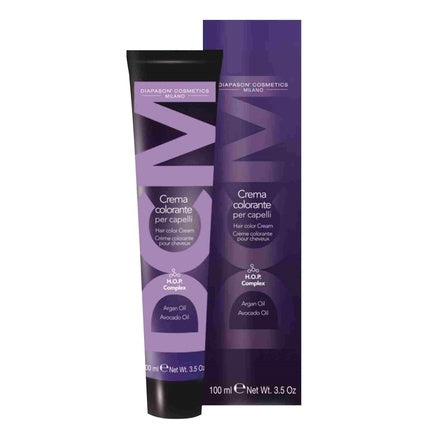 Crema colorantă pentru păr DCM, N.O.P Complex, ulei de argan și avocado, culoare 5/07 Maro Intens