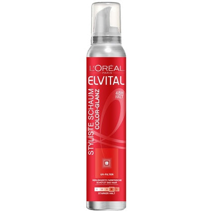 Mousse L'Oréal Paris Elvital Styliste Color Shine Fără Parfum 150ml