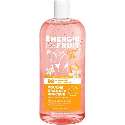 Gel de duș Energie Fruit, pH Neutru, Orange Blossom & Organic Linseed Oil, Vegan