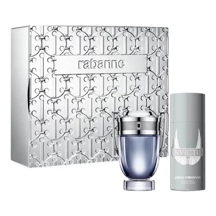 Set Cadou Parfum Invictus, Paco Rabanne, 2 buc (100ml EDT + 150ml Deodorant)